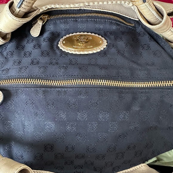 Loewe Gold Shimmer Leather Hobo Bag. EUC. - Picture 11 of 13